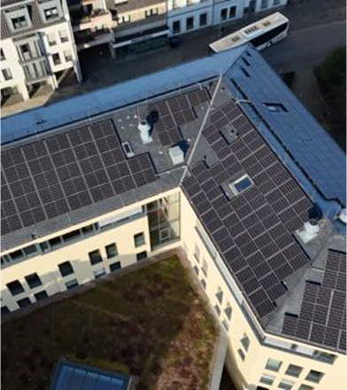 Photovoltaics on a state roof